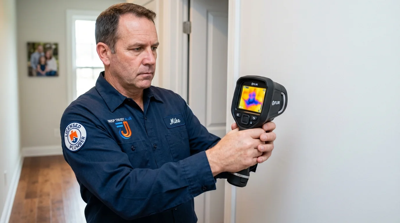 Thermal imaging leak detection by Johns Plumbing LLC in Cos Cob
